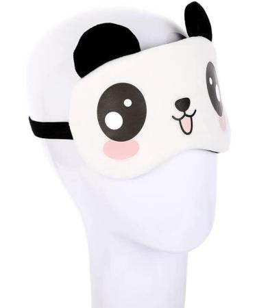 Panda Bear Bull 3 Pack Cute Velvet Soft Sleep Mask for Girls, Kids, and Women - Eye Cover Blindfold Set - Perfect Gift Idea - Buy Online on GoSupps.com