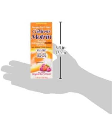 MOTRIN Children's Dye-Free Berry Oral Suspension 4 oz - Fast Relief for Kids - Buy Online on GoSupps.com