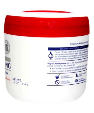Eucerin Original Healing Creme 16 oz (Pack of 8) - Buy Internationally | Best Moisturizer for Dry Skin - Buy Online on GoSupps.com