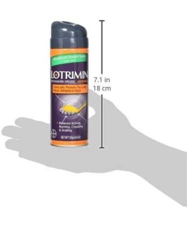 Lotrimin AF Antifungal Powder Spray 2% Miconazole Nitrate - Pack of 3, 4.6 oz Each - Effective Treatment for Athlete's Foot, Jock Itch & Ringworm - Buy Online on GoSupps.com
