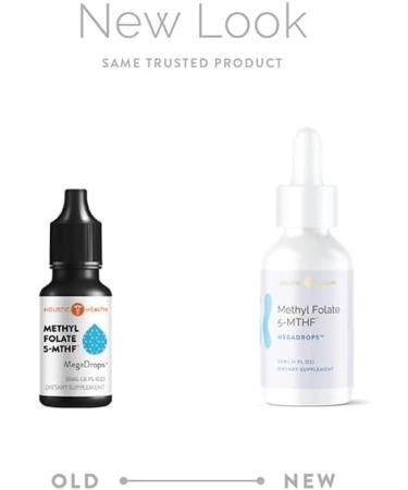 Holistic Health Methyl FOLATE 5-MTHF Drops - Liquid Vitamin Supplement for Oral Absorption - Supports Brain Function & Immune System 15ML - Buy Online on GoSupps.com