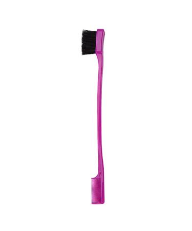 Eyebrow combatable toothbrush style double head make-up brush hair edge brush multifunction dye hair brush eyebrow brush