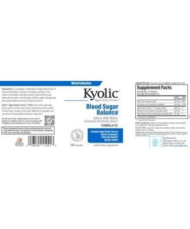 Kyolic Blood Sugar Balance - Natural Supplement for Healthy Blood Sugar Levels - Buy Online on GoSupps.com