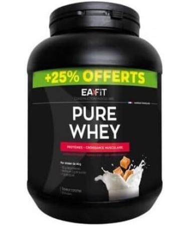  Eafit EAFIT Pure Whey Caramel 750 g - Muscle Growth - Whey Protein - Fast Assimilation - Amino Acids and Digestive Enzymes - High Amino Complex - Certified Anti-Doping - Buy Online on GoSupps.com
