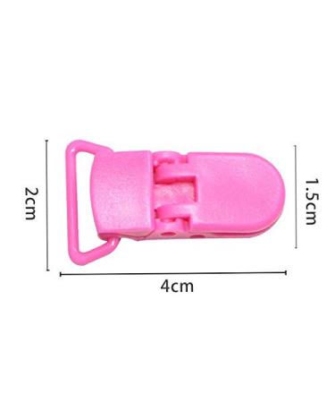 Anoudon 7PC Baby Anti-Burst Dummy Clips - Adjustable Pacifier Chain for Boys & Girls | Universal Teether Holder - Buy Online on GoSupps.com