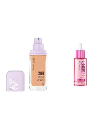 Maybelline Maybelline New York - Superstay Lumi Matte 115 - Foundation - 35ml set with Maybelline New York Grippy Serum Primer - 30ml