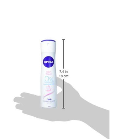 Nivea Fresh Flower Spray Deodorant 150ml - Aluminum Free - Buy Online on GoSupps.com