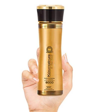 Keratin Cure Gold & Honey Bio-Brazilian Hair Treatment Kit | #1 & #2 Touch Up | Safe Repair & Straight 2-Piece Set (160ml) - Ideal for International Shipping - Buy Online on GoSupps.com
