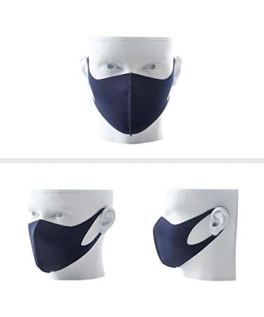 Fashion Washable Reusable Face Mask for Men & Women - Small Navy - Eco-Friendly Protection - Buy Online on GoSupps.com