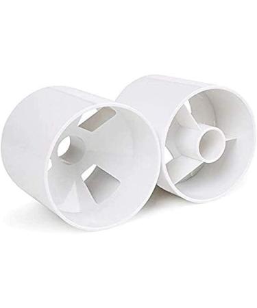 Golf Hole Putting Cup Set - USGA Regulation Conforming | 2 ABS Ivory White Cups | 4 Diameter x 4 Depth | Ideal for Practice Putting Green - Buy Online on GoSupps.com