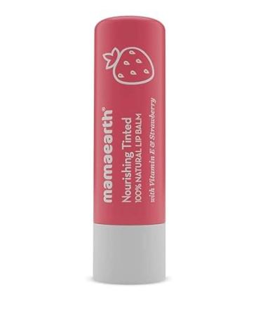 Strawberry Vitamin E Lip Balm | 12-Hour Moisturization | Naturally Tinted | 4g | International Shipping - Buy Online on GoSupps.com