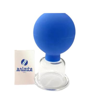 Physiocare-Product suction cups physiotherapy suction cups cellulite suction 55 mm diameter suction cup made of rubber and special glass for massage fascial therapy relaxes your muscles