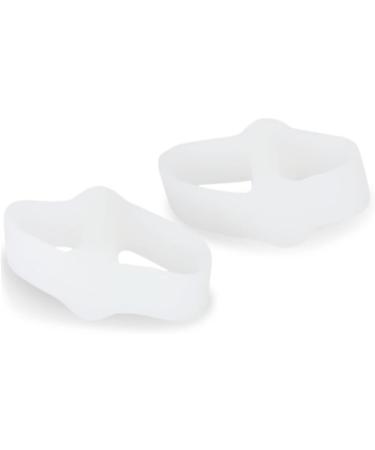Thumb Protector Gel Bunion Toe Spreader and Separator Set - White Bunion Eversion Splitter Dilator - 2 Pairs - Buy Online on GoSupps.com