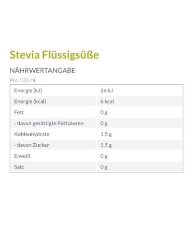 Borchers Stevia Fl ssigs e | 10 x 125 ml Tafels e | Zucker-Alternative | S ungsmittel f r internationales eCommerce - Buy Online on GoSupps.com