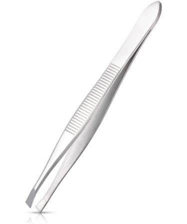 Pulabo Stainless Steel Eyebrow Tweezers & Trimmer - 2 Piece Beauty Tool Set for Perfect Eyebrows & Facial Hair Removal - Buy Online on GoSupps.com