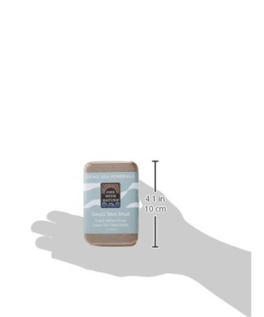 One With Nature Dead Sea Mud Minerals Soap - 7 Oz | Revitalize Skin Natural Cleansing International Shipping - Buy Online on GoSupps.com
