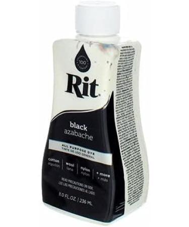 Rit All-Purpose Liquid Dye 8oz Black - Fabric Dye for DIY Projects - Buy Online on GoSupps.com