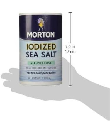 Morton Salt Iodized Sea Salt 26 oz 2 pk by Morton Salt - Buy Online on GoSupps.com