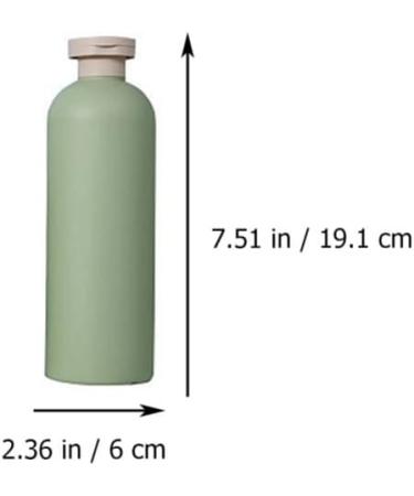 Fomiyes Refillable Squeezing Bottles - 400ml Travel Lotion & Shampoo Bottle with Hinged Lid - Set of 3 Green - Perfect for Cleaning Solutions & Lottery Use - Buy Online on GoSupps.com