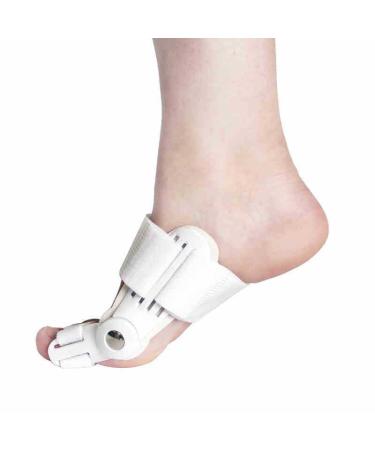Nuyptcy Bunion Corrector and Bunion Relief Hinged Orthopedic Bunion Splint with Hallux Valgus Adjustable Bunion Splint Protector Sleeves Kit For Women and Men