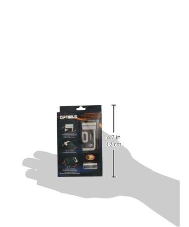 Optimus 50015 Rechargeable Pocket Palm Shaver - Compact & Portable Black Shaver for Easy Grooming | International Shipping Available - Buy Online on GoSupps.com
