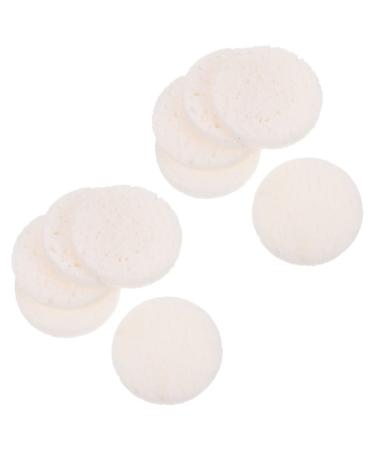 Fomiyes Powder Quaste for Face 40Pcs Facial Sponges Reusable Makeup Removing Pads Round Face Cleansing Pads Face Eraser Puff Exoliating Sponge For Woman Skin Massage Sponge Face Puff