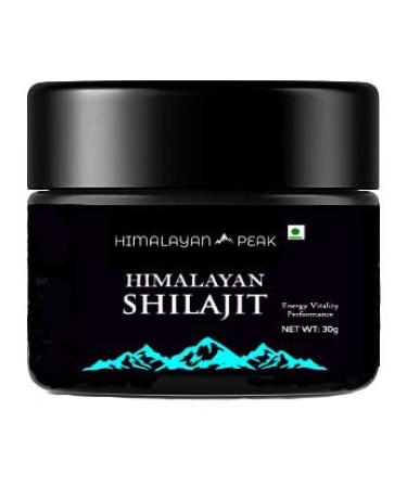 Himalayan Peak Shilajit Resin 30g - 100% Pure and Natural - Ethically Hand Picked - Energy Vitality Performance Health Improvement