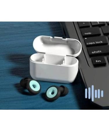 MuteMates noise cancelling reusable silicone earplugs for sleep / concerts / studying - black - Buy Online on GoSupps.com