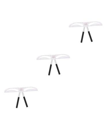 FOMIYES 3pcs Eye Brow Shaping Kit Eyebrow Tools Eyes Eyebrow Drawing Tool Set Modeling Balance Ruler