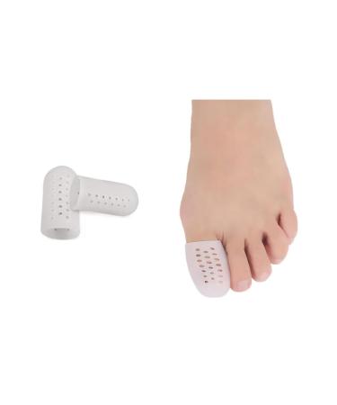 Pedimend Gel Toe & Finger Cap Protectors - Protection Pain Relief for Bunions Corns Calluses Orthotic Breathable Toe Caps Athletics Running For Men and Women 4 Pair - 2.36 Each