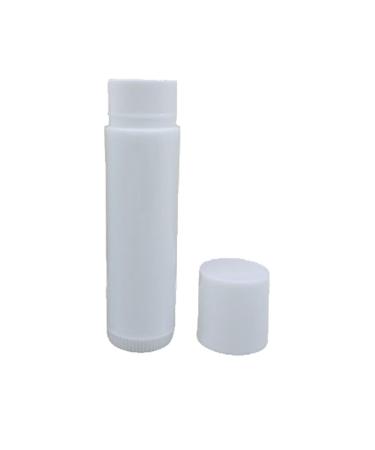 IOIUSKKU IOIUSKKU 100 pcs Empty Lipstick Pots Lightweight Small Balm Tube Creative Smooth Surface Glossy Lip Tubes Cosmetics Women White 4g Container