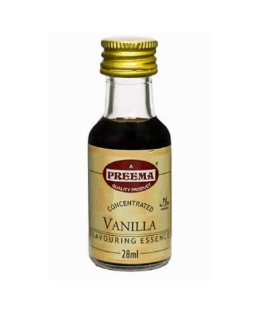 Preema | Vanilla Flavouring Essence 12X28ml | Prefect For Baking | Halal | Premium Quality