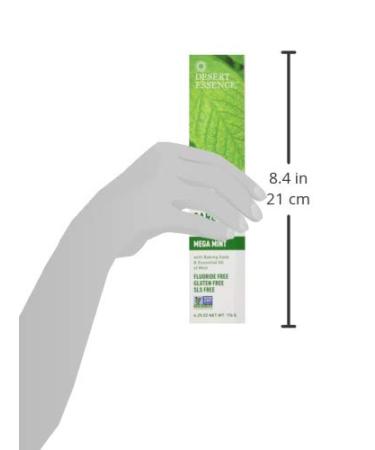 Desert Essence Tea Tree Oil Toothpaste - Mega Mint 6.25 oz | Natural Oral Care - Buy Online on GoSupps.com