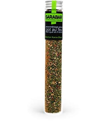 Sarabar Peppers & Exceptional Spices sarabar – Pot au Feu – France – Spice Assemblages – Tube 100 ml 36 g