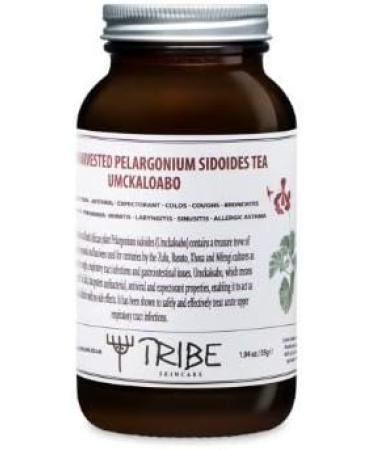 Tribe Skincare Wild Harvested Umckaloabo (Pelargonium Sidoides) Tea - Natural Relief for Colds Flu and Respiratory Tract Infections - Buy Online on GoSupps.com
