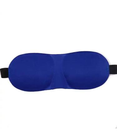 Eye Sleeping Mask Multicolored 3D Contoured Cover Shade Travel Blindfold Stereo Sleeping Eye Mask (Blue)