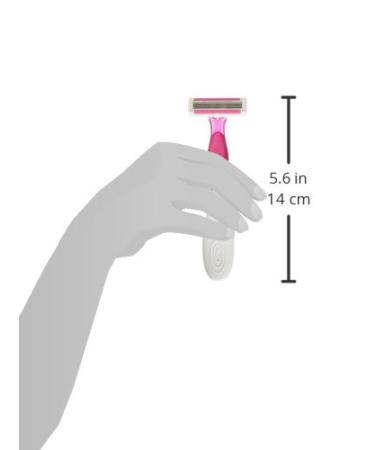 BIC Soleil Comfort Disposable Razors for Women - 4 Flexible Blades, Comfortable Grip, Assorted Colors - 3-Count - Buy Online on GoSupps.com