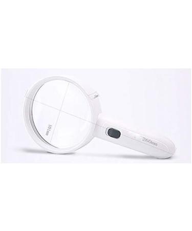 Hand-held Magnifier with Lamp 20 Times Old Man Reading Portable High-Definition High-Power Optical Zoom Lens Made in China - Buy Online on GoSupps.com