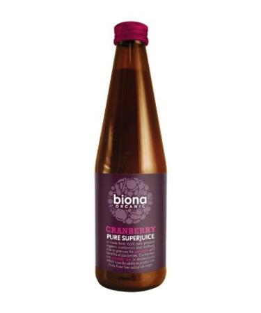 Biona Organic pure cranberry juice (330 ml) (pack of 12)