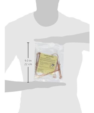 HealthAndYoga(TM) Copper Tongue Cleaners -12 Pieces - Buy Online on GoSupps.com