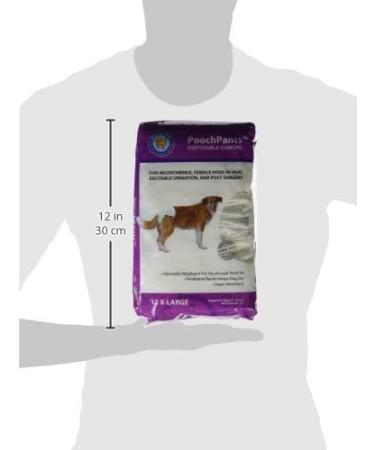 PoochPads X-Large Disposable Diaper - Eco-Friendly Leak-Proof Perfect for Dogs | International Shipping Available - Buy Online on GoSupps.com