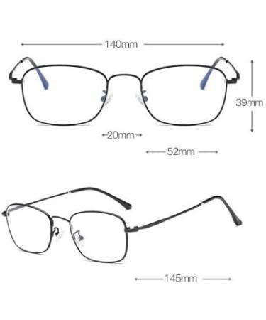Qinzhenz Anti-Blue Light Reading Glasses for Men & Women - Cute +300 Flat Light Mirror (Color C2) - Protect Your Eyes While Reading - Buy Online on GoSupps.com