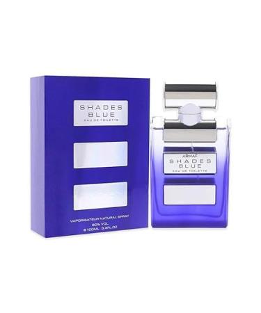 Shades Blue Eau De Toilette Parfum Perfume For Men Spary 100ML-3.4Floz Men Premium Imported Fragrances of Spray Scent For Men