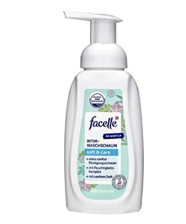 Soft & care intimate wash foam - intimate care - PH value 3.8 - extra gentle cleansing foam with moisturizing complex - 250 ml