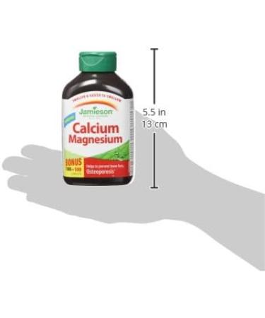 Jamieson Calcium Magnesium 200 Count (Pack of 1) - Buy Online on GoSupps.com