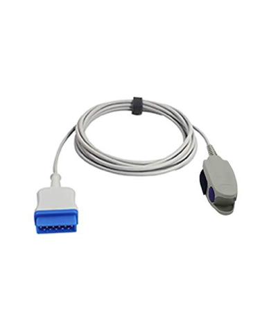 Sino-k Compatible for GE Marquette Spo2 Sensor Nellcor Technology Fingerclip 9.8 ft 11 Pins Connector FDA/CE Approved
