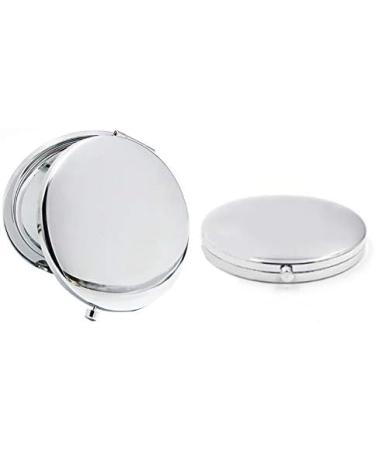 Personalised Compact Mirror Custom Any Logo Name Travel Makeup Mirror Style 2 - Buy Online on GoSupps.com