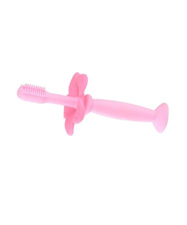 Beavorty 1stk bristle toothbrush infant toothbrush toothbrush toothbrushes for children toothbrush -toothbrush for oral care baby training toothbrush clean sound wall pink 1 piece (1 Pack) pink