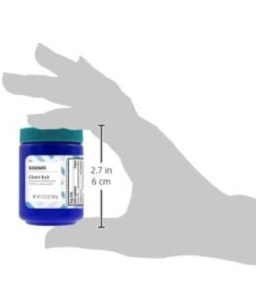 Solimo Chest Rub Cough Suppressant & Topical Analgesic - 3.53 oz (Pack of 1) - Buy Online on GoSupps.com