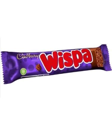 Cadburys Wispa Chocolate Bar (Pack Of 24) Delicious Tasty And Twisty Treat Gift Hamper Christmas Birthday Easter Gift - Buy Online on GoSupps.com